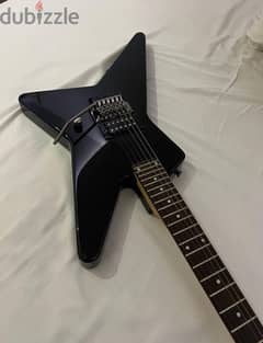 charvel star guitar with a Floyd rose