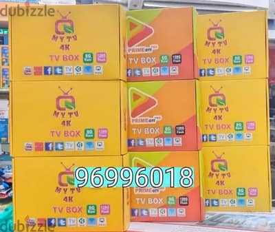 Yellow model Android Box All Country Channel Working Year Subscription