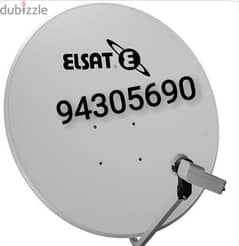 Airtel nailsat arabsat osn all dish tv installation