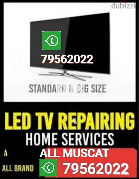 tv led lcd tv rapairing  home sarvce all muscat 79562022 0