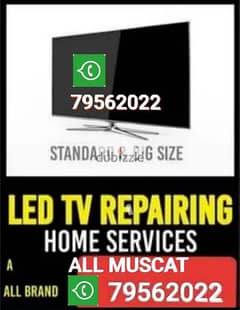 tv led lcd tv raparing  home sarvice all muscat 79562022