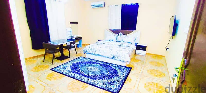 Daily room rent 7 riyal. 1 weeks 49 Riyal 3