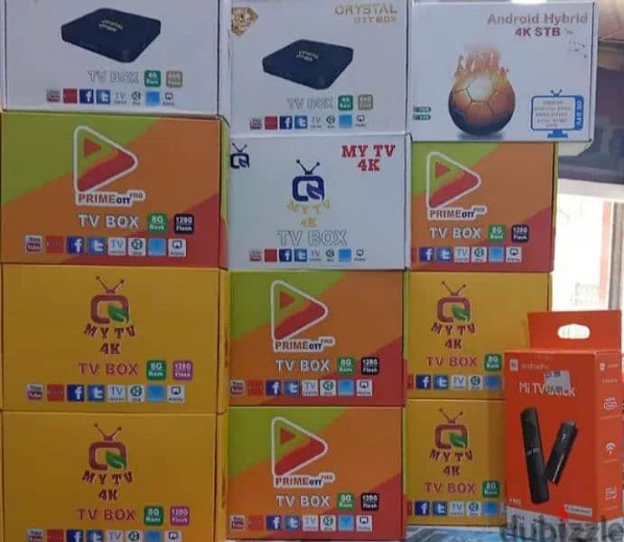 Android box new with subscription 1year free all countries channels wo 0