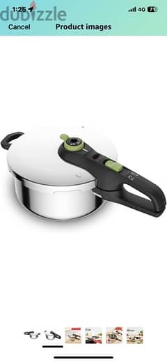 Tefal pressure cooker 4 litre