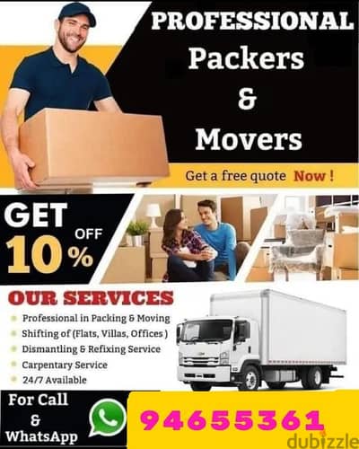 house shifting and transport services and