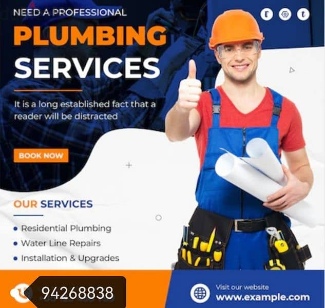 plumber And house maintinance repairing 24 services 0