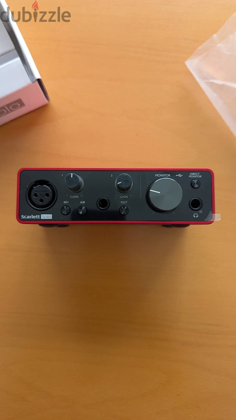 Focusrite Scarlett Solo 3rd Gen USB Audio Interface 1