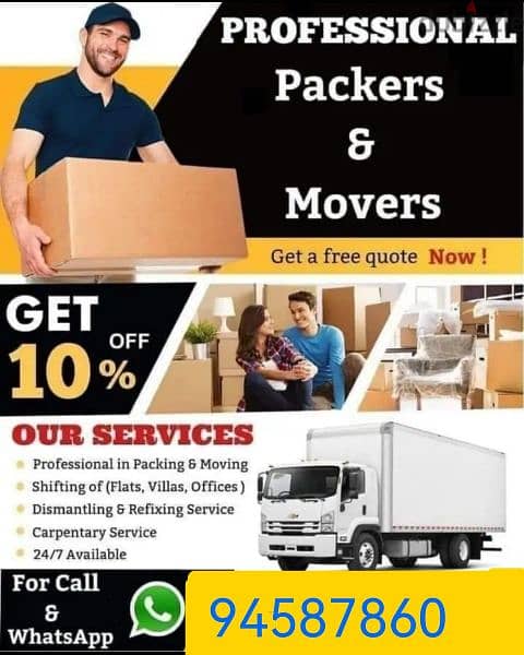 house shifting and transport services and 0