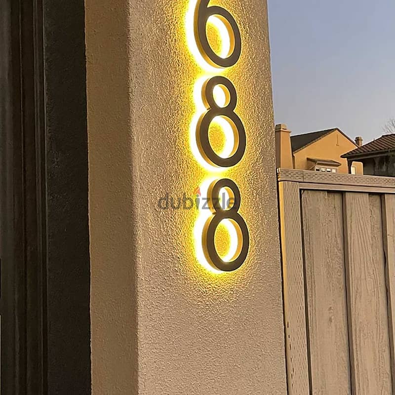 house number sign in different styles 3