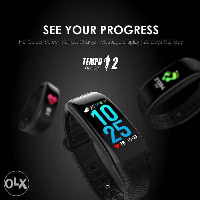 Oraimo Fitness Band OFB-11 HD Color Screen Heart Rate Waterprooof 6