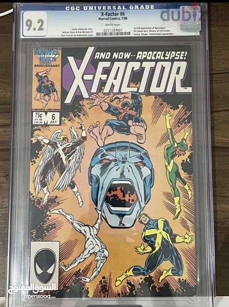 X-Factor comic CGC graded 9.2 0