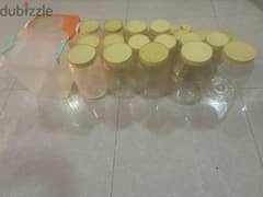 Plastic storage boxes