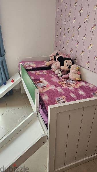 سرير اطفال بحالة ممتازه للبيعkids bed in excellent conditin for sale 7