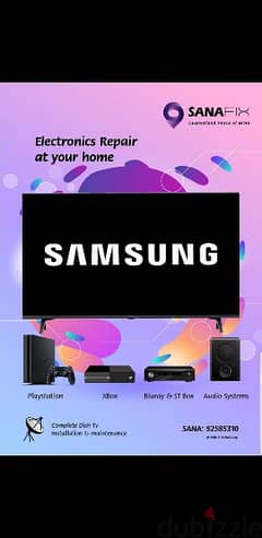 tv led lcd tv rapairing home sarvice all muscat