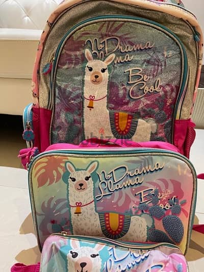 Adorable Lama Girl’s School bag Full set Baby shop brand new with tags