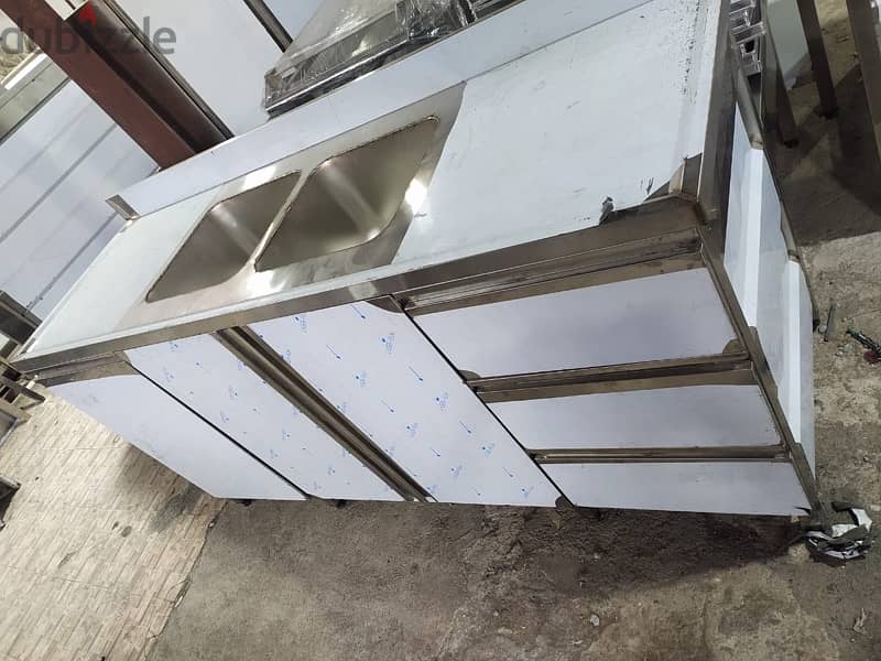 stainless steel sink table fabrication 1