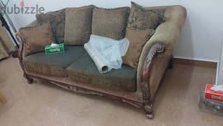 sofa set, stools,curtains, ladder, for sale