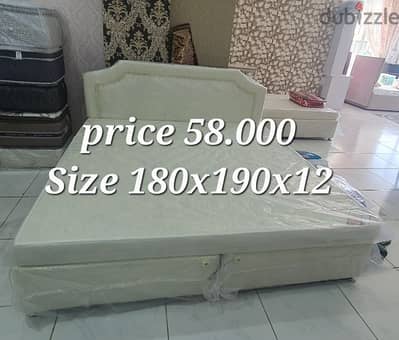 King Size Bed 180x190x12 with madical matterss