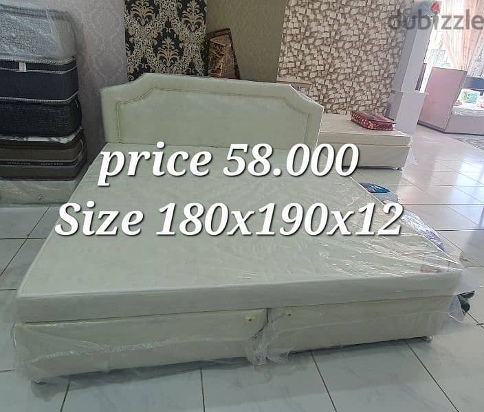 King Size Bed 180x190x12 with madical matterss 0