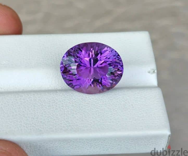 حجر أمتيست جمشت برازيلي طبيعي natural brazilian amethyst stone 0