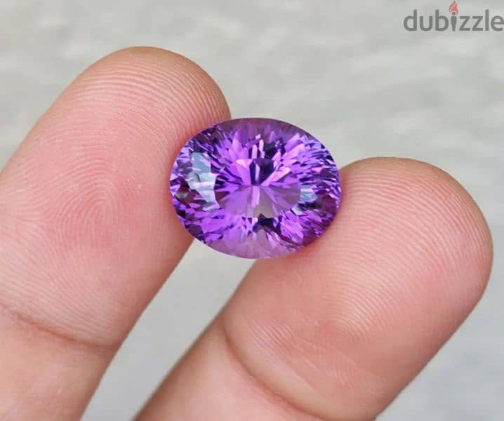 حجر أمتيست جمشت برازيلي طبيعي natural brazilian amethyst stone 1