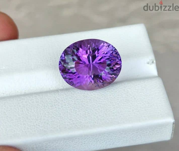 حجر أمتيست جمشت برازيلي طبيعي natural brazilian amethyst stone 2