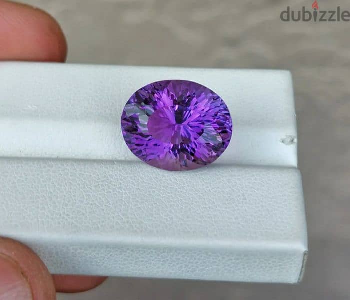 حجر أمتيست جمشت برازيلي طبيعي natural brazilian amethyst stone 4