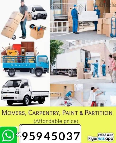 house shifting all oman and packers good carpenter for all oman 0