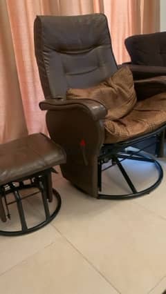 recliner chair with foot rest