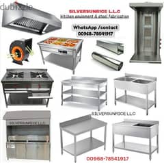 manufacturing stainless steel for restaurant kitchen