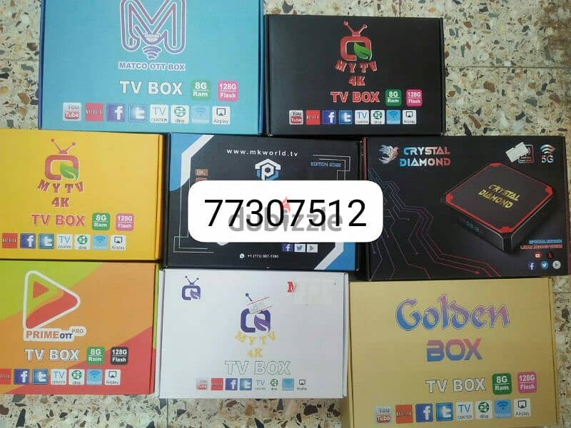 New Tv Setup Box with One year subscription 0