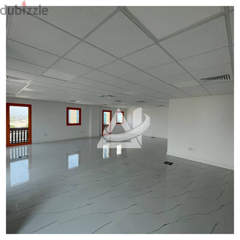 ADC503 Different spaces Brand new commercial office for rent in azaiba 7