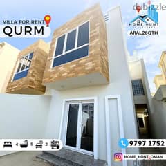 QURM | 3+1 BR COMMUNITY VILLA NEAR MINA AL FAHAL FOR RENT 0