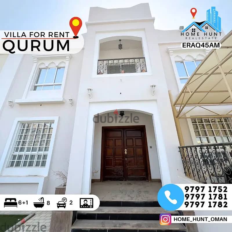 AL QURUM | WONDERFUL 7BR VILLA FOR RENT 0