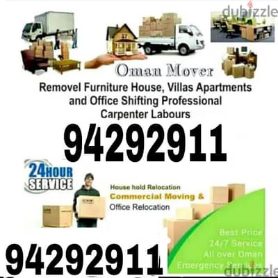 Muscat Mover packer shiffting carpenter furniture TV curtains fixing