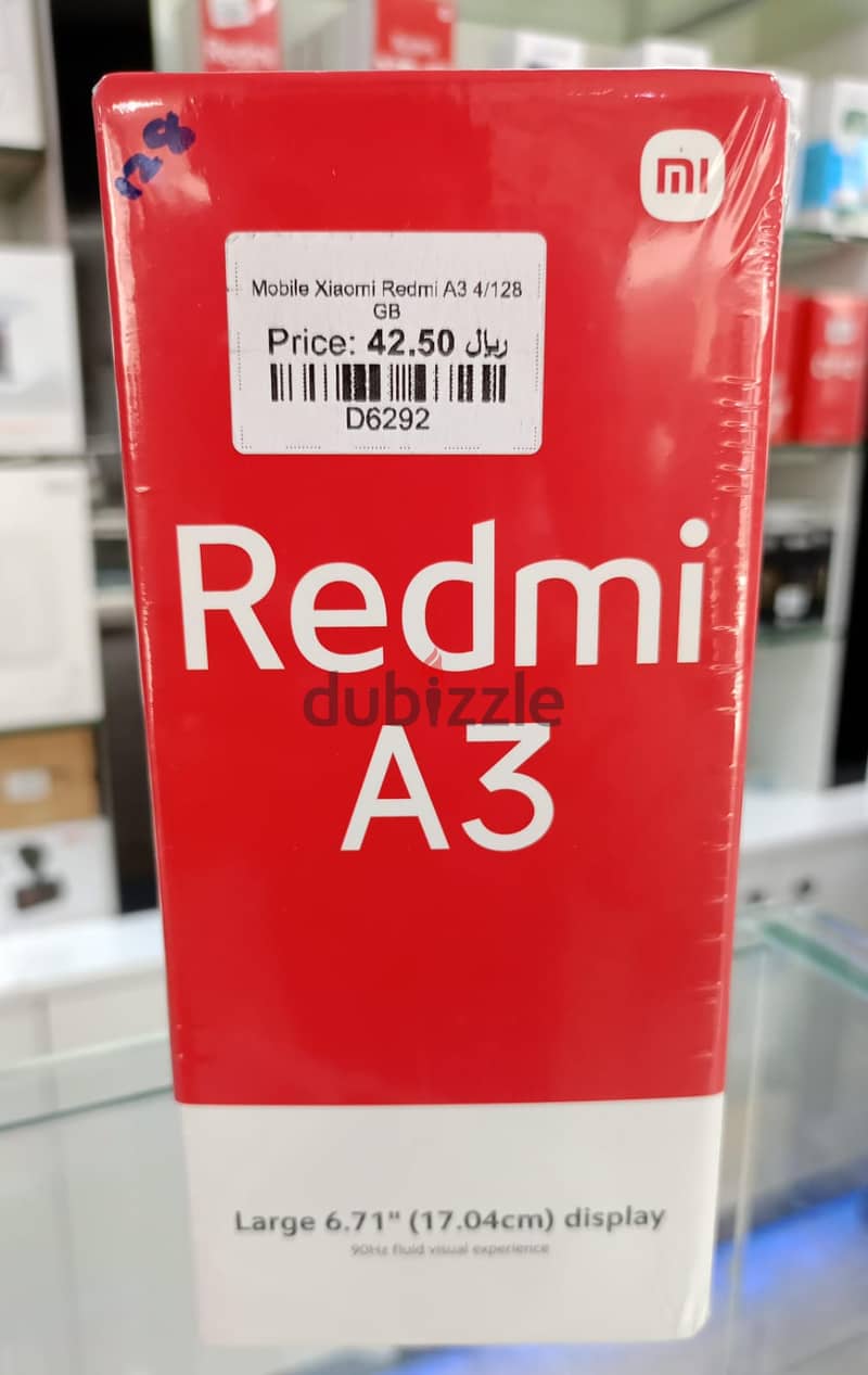 Redmi A3 Smartphone 4GB Ram 128GB Storage 0