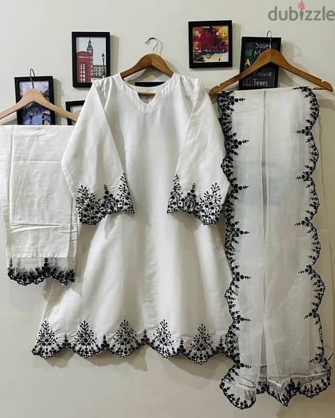 cotton frocks with embroidery 1