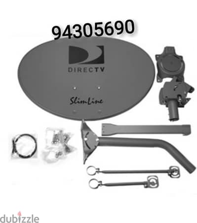 Airtel nailsat arabsat osn all dish tv fixing