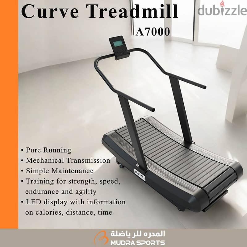 Dhz Fitness A7000 Curve Treadmill 0