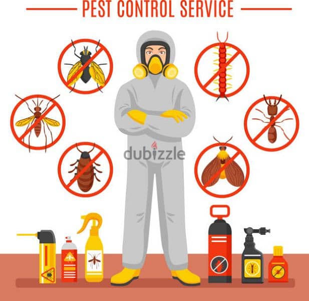 Pest control service and house cleaning 0