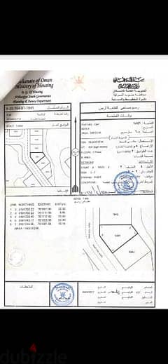 أرضين للبيع في ولاية صور في منطقة العيجة م5 للتواصل 92344961 0