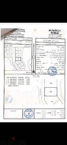 أرضين للبيع في ولاية صور في منطقة العيجة م5 للتواصل 92344961 1