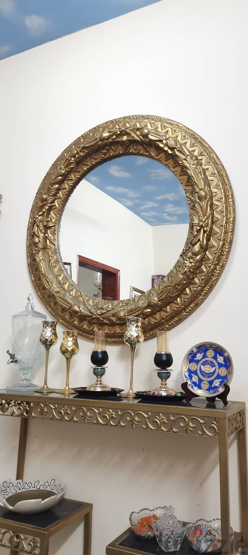 mirror with show piece stand 0