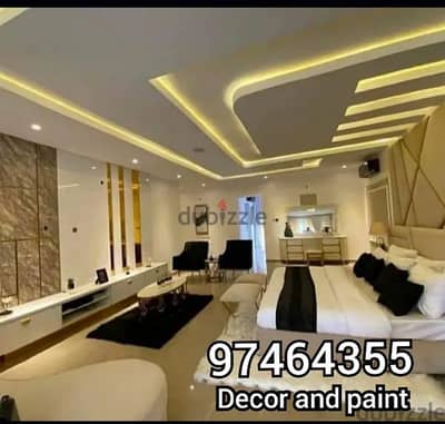 Decor Gypsum board and paint work