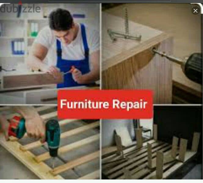 fix furniture and bed wardrobe chair table carpentry services 0