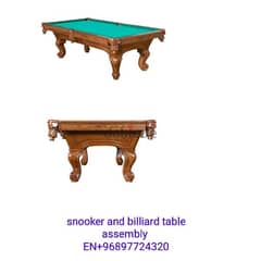 snooker and billiard table installation and maintenance work 0