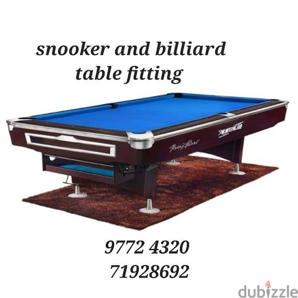 snooker and billiard table installation and maintenance work 4