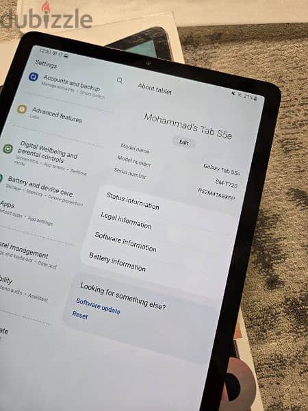 Samsung Tab S5e 64gb 4gb almost new condition 5