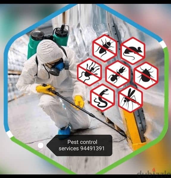 we provide you the best pest control service's. 94491391 1