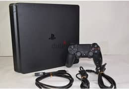 Ps4 slim 1000GB 2 joystik all cable